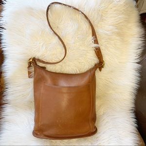 Vintage Coach  bucket bag  in cognac